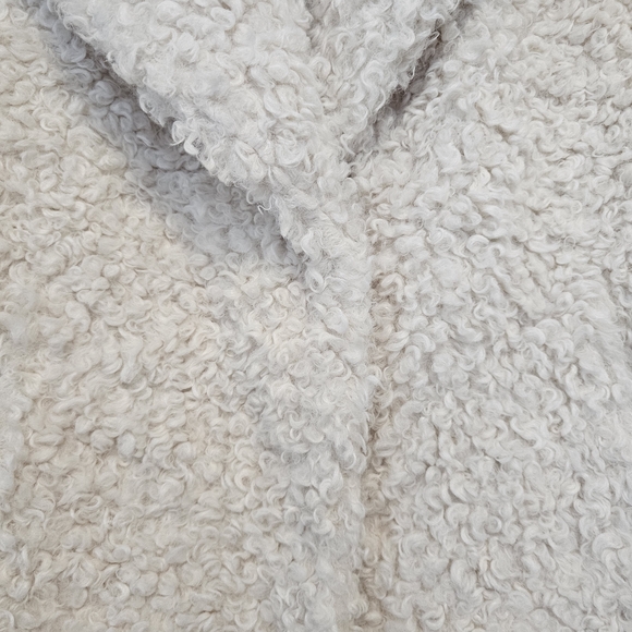 NWT Michael Kors Faux Fur Coat – White / Bone - Size L - Picture 9 of 9
